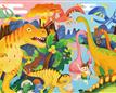 KT-6073Dinosaur world100pcs Jigsaw